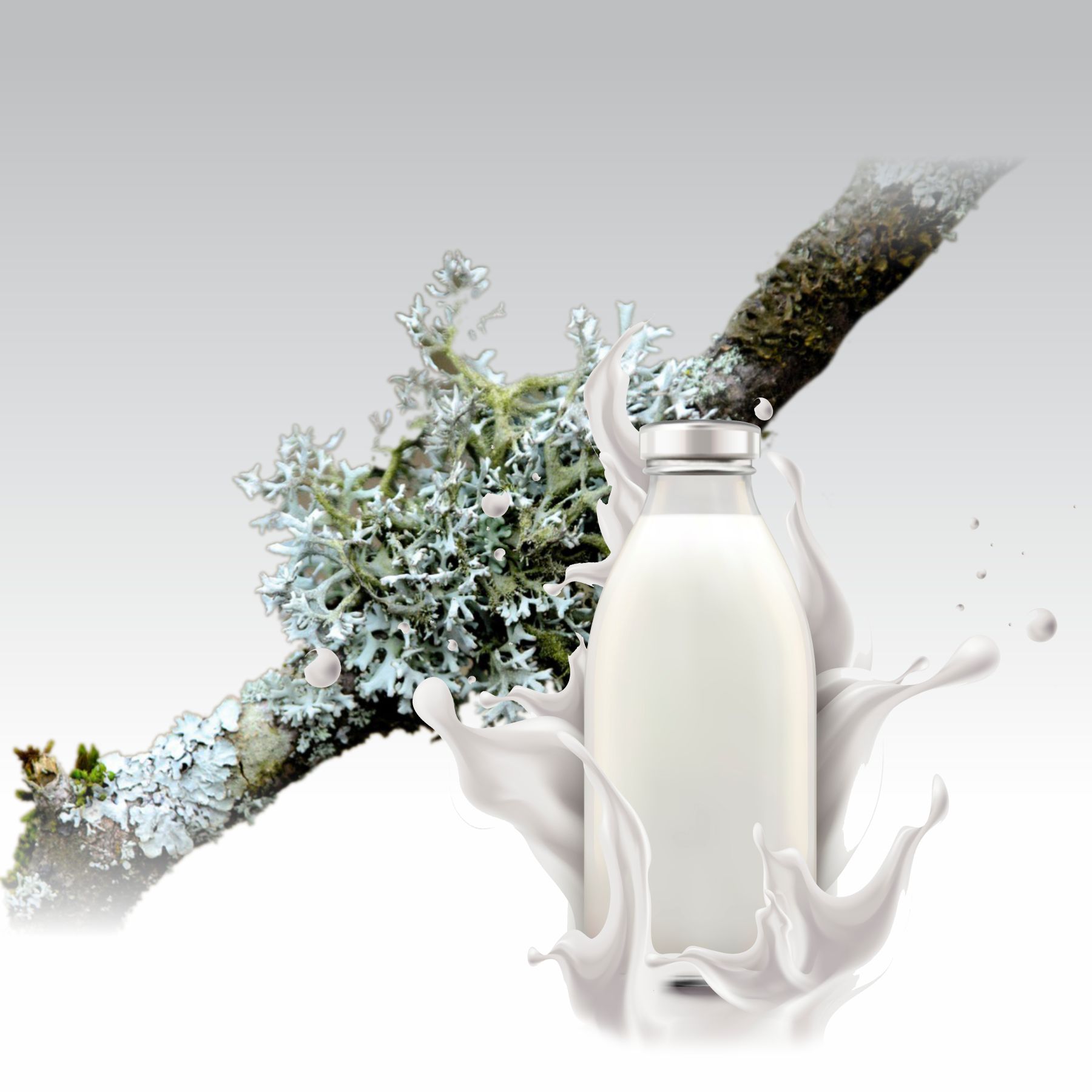 Milk glass enriched with Vitamin D